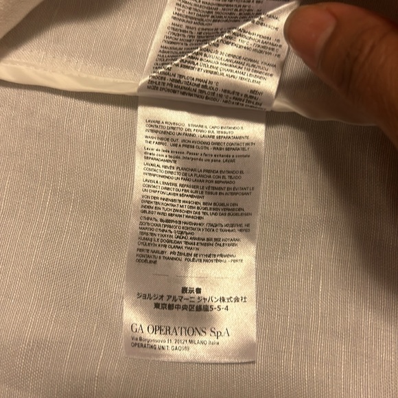 ARMANI EXCHANGE  Men’s Blazer color White size 34 - Picture 10 of 16